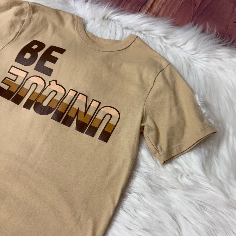 The Children’s Place Youth Boy Size Small Tan Short Sleeve Tee - Picture 6 of 11